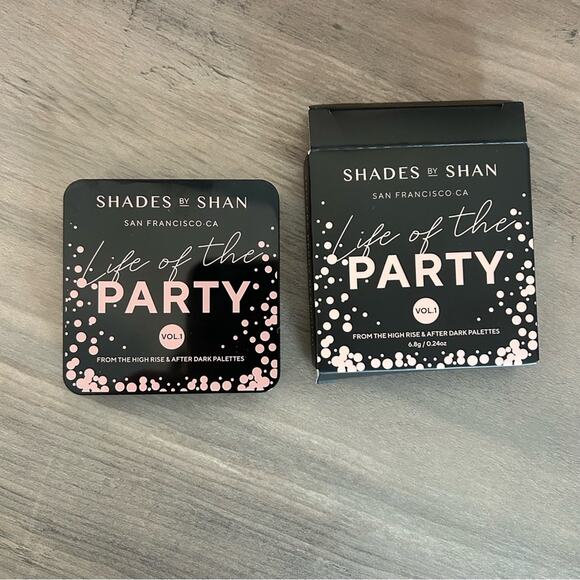 SHADES BY SHAN “LIFE OF THE PARTY” Vol 1 Eye Shadow 4 Color Palette New in Box - Picture 1 of 6
